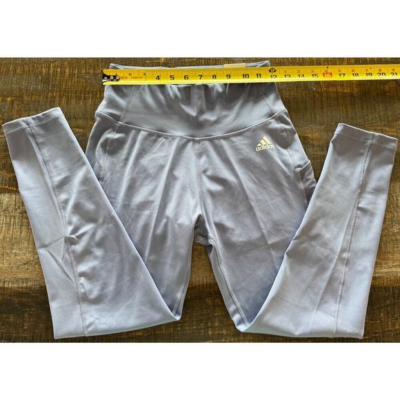 Adidas PRIMEGREEN training CIR SOLID 78 legging tights, M, Orbit Violet - Picture 1 of 4